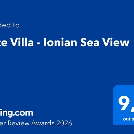 Circe - Ionian Sea View Villa Evretí